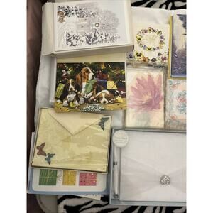 assorted christmas cards, Birthday And Thank You Cards And Guest Book Mix New